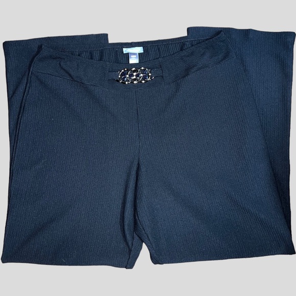 🆂🅾🅻🅳! Essentials Black Ribbed Ladies Pants - Picture 2 of 8